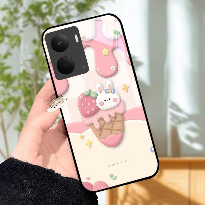 Для Realme P3 5G Чехол Закаленное Стекло Задняя Крышка Ударопрочный Жесткий ПК Оболочка Корпус Для Realme P 3 RealmeP3 5G Бампер Funda Coque