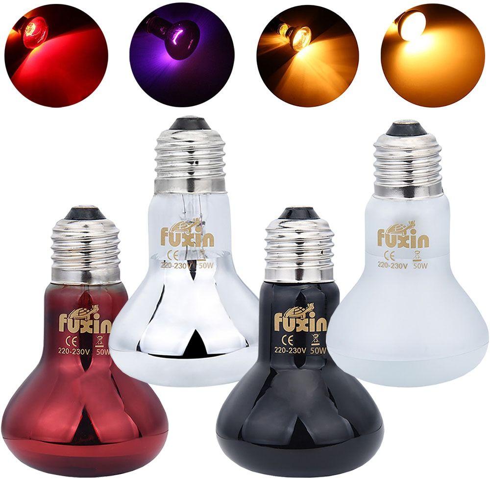 Регулируемая лампа UVA для дневного и ночного использования, инфракрасная лампа для обогрева рептилий, светодиодная лампа для обогрева домашних животных, амфибия