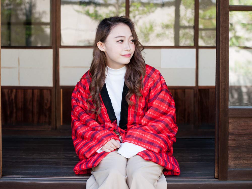 [Tayutafu] Kurume-ori Hanten (Japanese padded jacket) for women, made in Japan. One size fits all. A perfect gift for Mother's Day, Respect for the