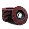 10pcs Flap Discs, 4 1/2 Inch Angle Grinder Flap Disc Metal Grinding Wheel Flap Sanding Disc Aluminum Oxide Benchmark Abrasive Sanding Wheels