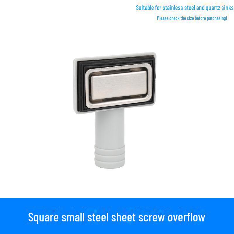 Аксессуар для перелива Square Drain для кухонных и овощных моек