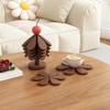 Pine and Bamboo Insulation Mat, Dining Table Decoration, a Tree and Small Tree Insulation Mat, Creative Folding Dining Plate, Tree Shape