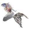Decorate Mermaid Decoration Home Coastal Wall Animal Stainless Steel Pendant for Hanging Adornment