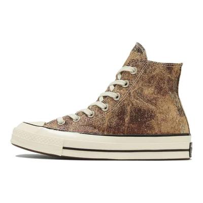 1970-е Chuck Taylor All Star Противоскользящие Износостойкие Высокие парусиновые женские Коричневые