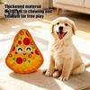 Tear Resistant Pet Playthings Crinkle Dog Chew Toy, Food Shape Interactive Hamburger Pizza Hot Bite Training Toys Design, Fabric Teething