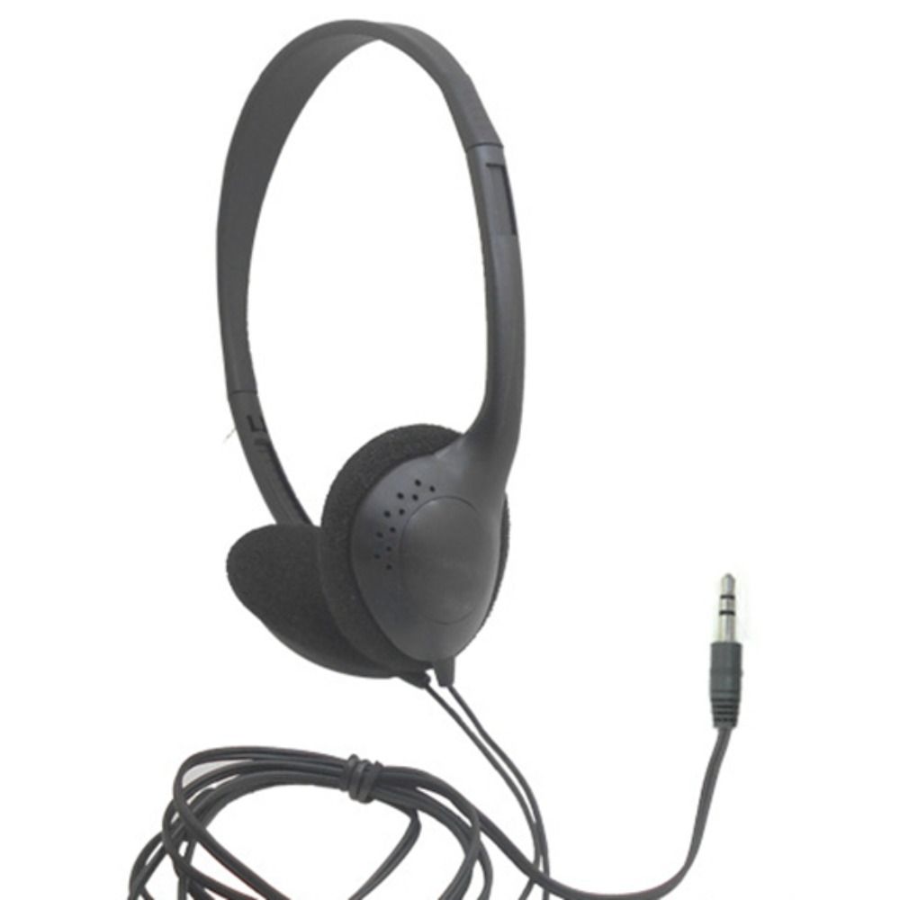 Wired Headworn Wired Headset Black Wired Headworn Earphones Cellular Wired Headset Students