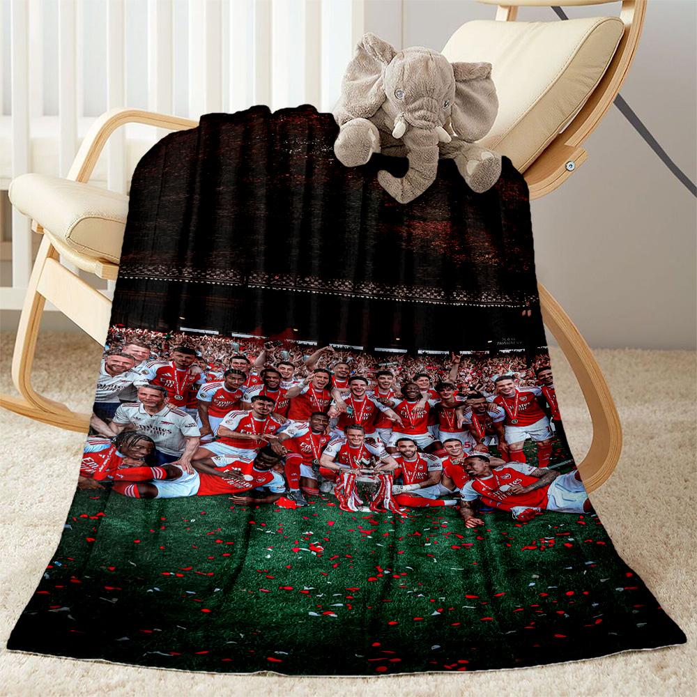 Arsenal Blanket Soft Warm Cozy Perfect for Livingroom Seaside Picnics for All Seasons Stylish Decor Gifts For Family Or Friends