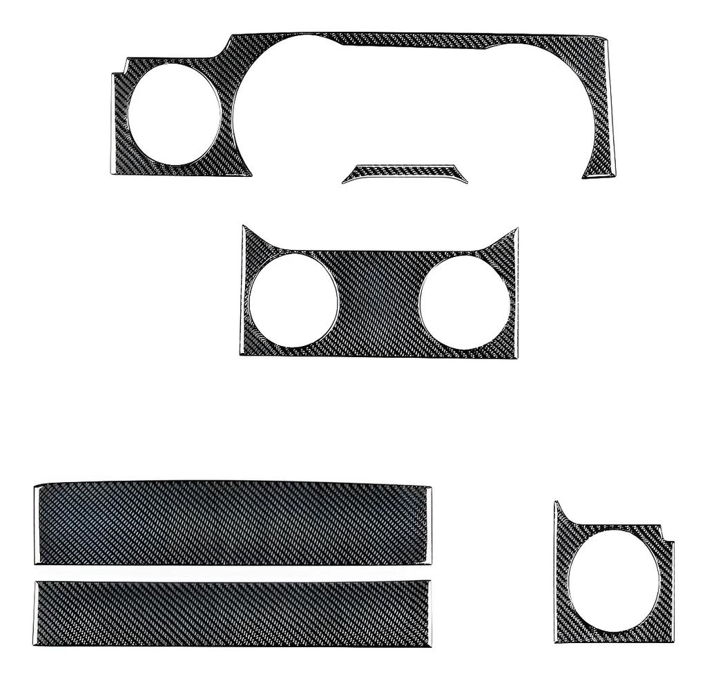 Carbon Fiber Dashboard Trim for Ford Mustang 2005-2009 Interior Upgrade