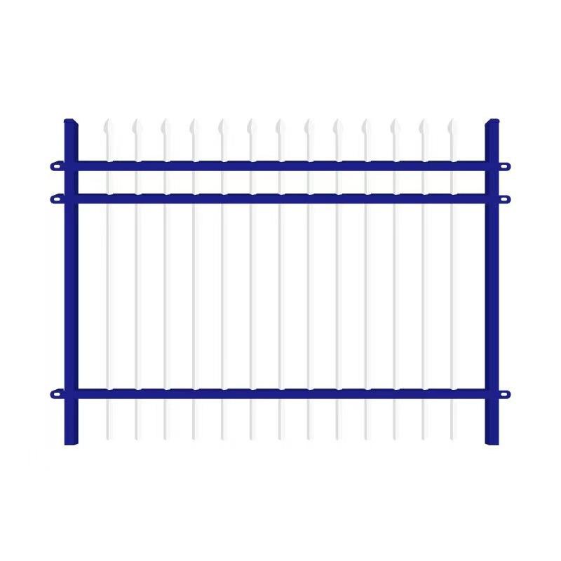 Zinc Steel Wrought Iron Outdoor Yard Guardrail Fence