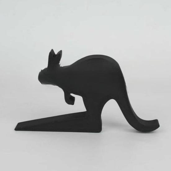 Растягивающийся Животный Дверной Стопор-Клин Противоскользящий Ветрозащитный Без Сверления Противоударный Для Дома Офиса Коврового Покрытия Плитки Бетонного Деревянного Пола Декоративный Дверной Стопор