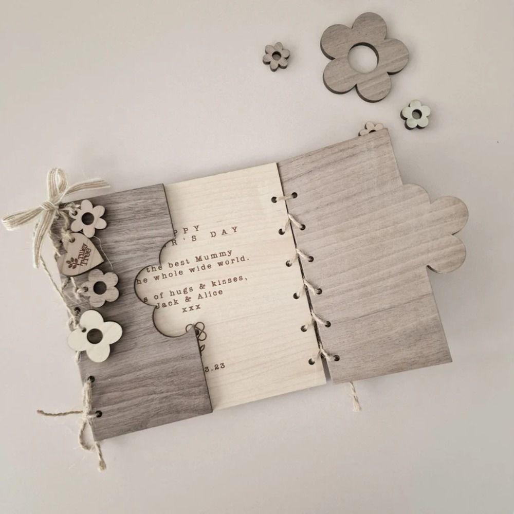 Funny Mother's Day Greeting Card Forget-me-not Floral Birthday Card  Thanksgiving Days