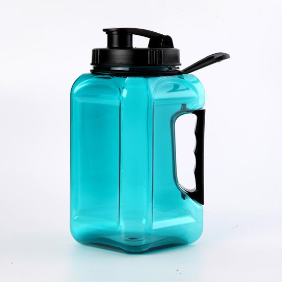 Sports Water Bottle with Handle Food Grade BPA Free Leak-Resistant Wide Opening Design Water Jug Fitness Sports Bottle