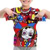 The Amazing Digital Circus 3D Printed T-shirt Classic Kids Short Sleeved Top Clothing Boys and Girls Fashion Short Sleeved