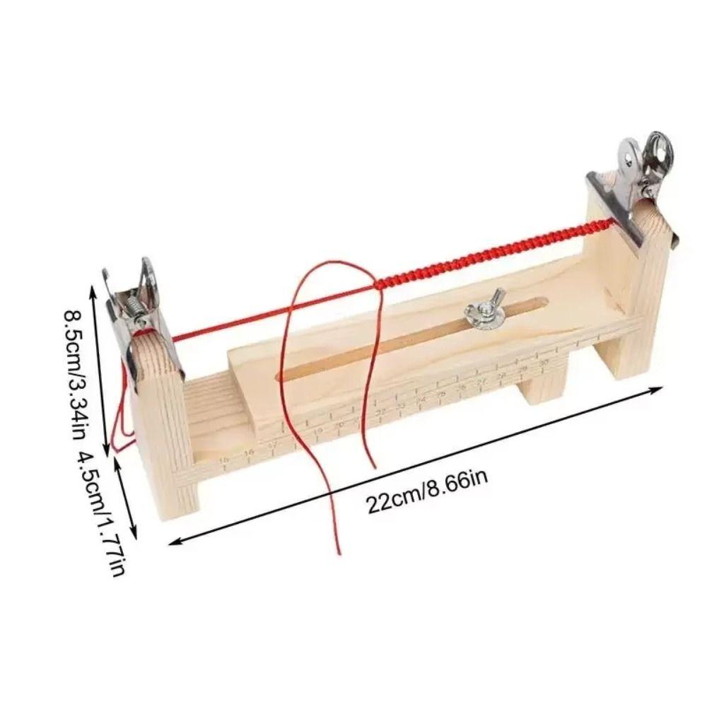Solid Wood Rope Braiding Tool DIY Rope Braiding Artifact for Bracelet Necklace