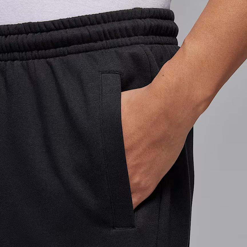 Jordan MVP SS25 Loose French Terry Drawstring Casual Shorts Men Shorts Black Light-Smoke-Grey IB7273010