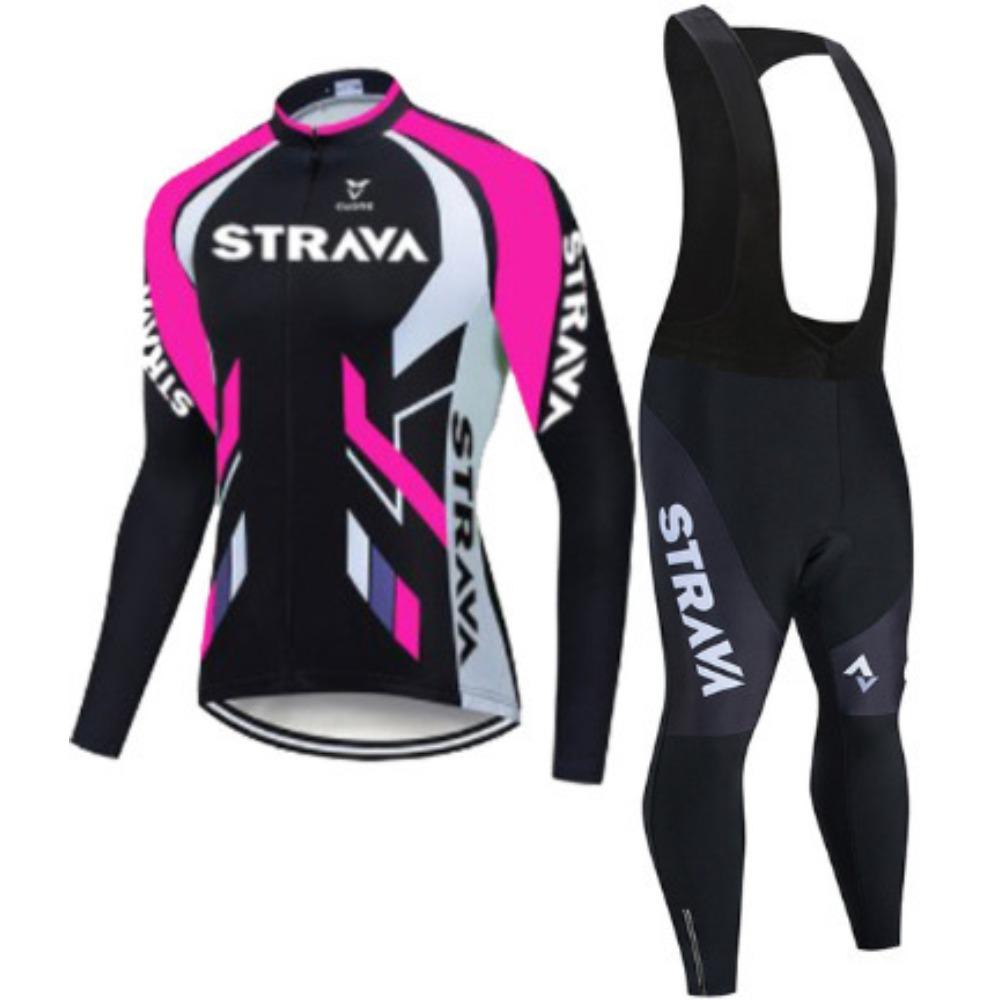 Spring and summer long-sleeved cycling suit, men's and women's road bicycle cycling suit, moisture-absorbing and breathable