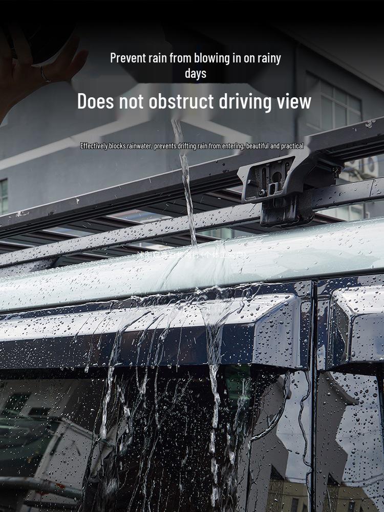 Дефлекторы боковых окон BYD Leopard Titanium 7: Утолщенные, Расширенные Козырьки для Улучшенной Защиты