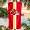 Kansas City Chiefs Fashion Beach Towel Portable Soft Quick Dry Towel For Swimming Camping Holiday Use