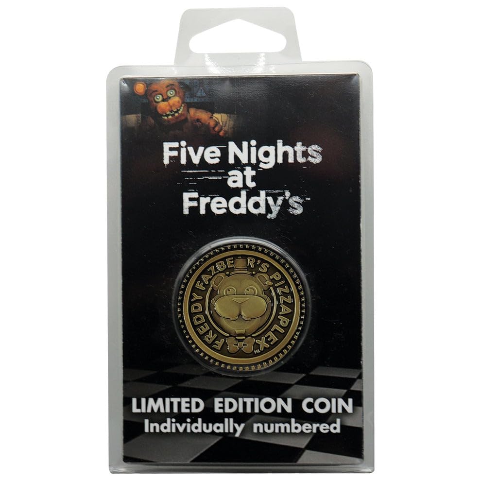 Официально лицензированная монета-жетон Five Nights at Fuzz Token Freddy's (Серийный номер)