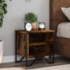 VidaXL Bedside Tables 2 Pcs Smoked Oak 40x30x40 Cm Engineered Wood, Cabinet, Side Cabinet, Phone Stand, 848499