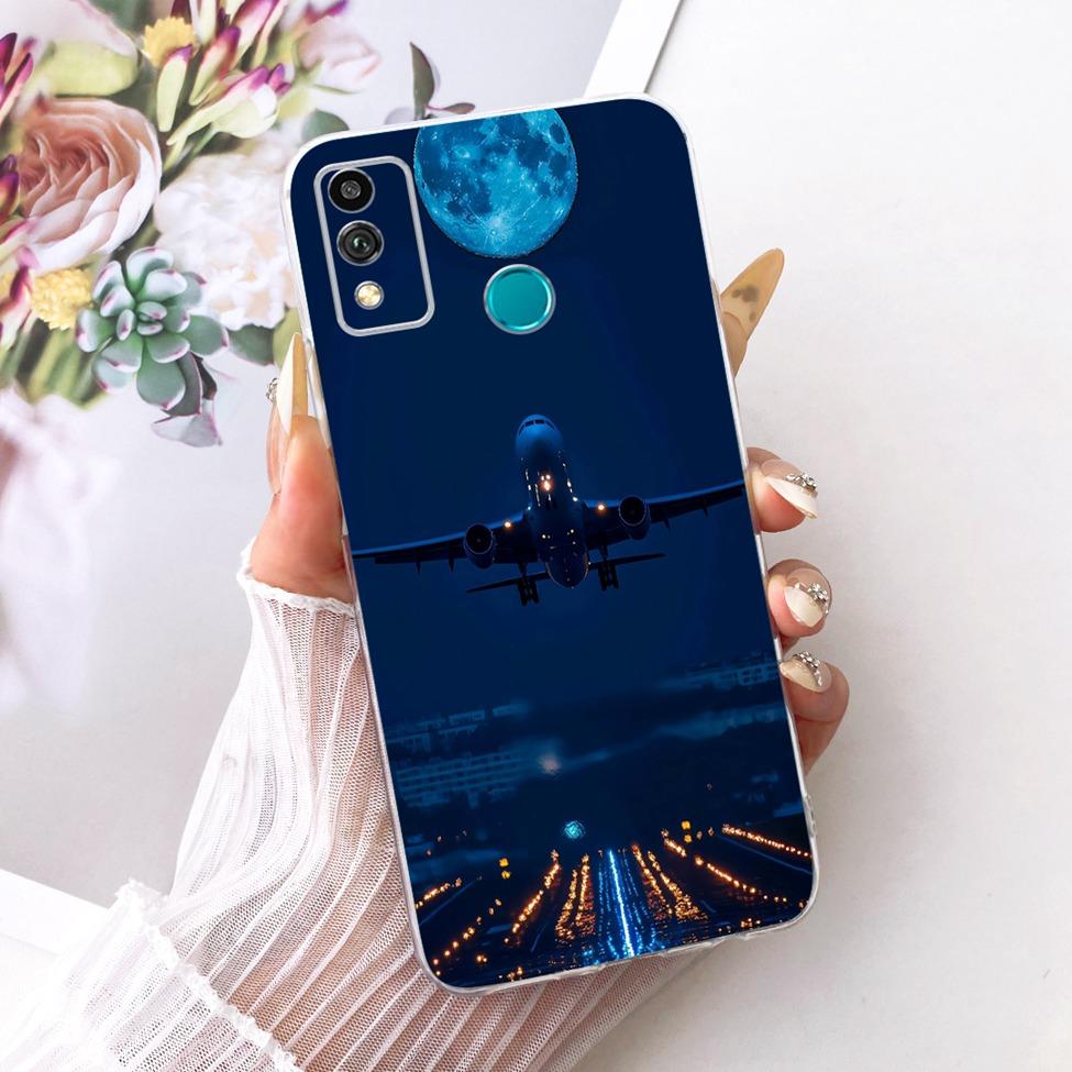 Transparent Cover For Honor 9X Lite Case Cute Fashion Butterfly Funny Painted Casing For Honor JSN-L21 JSN-L22 JSN-L23
