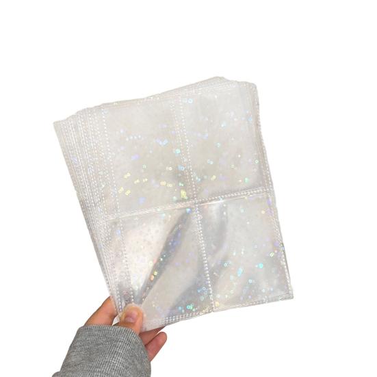 10 листов вложенных листов формата А5 прозрачные водонепроницаемые конверты для фотокарточек Idol Photo