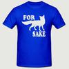 Unisexs TShirt Funny Oh For Fox Sake Gift Meme Cotton Tee Streetwear Oversized Short Sleeve Unisex AllSeason Harajuku ONeck Top