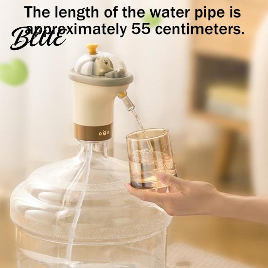 Universal Fit Water Bottle Dispenser USB Electric Pump for Bottles Cute Duck Drinking Automatic Dispenser Portable Jug Home Office Camping,