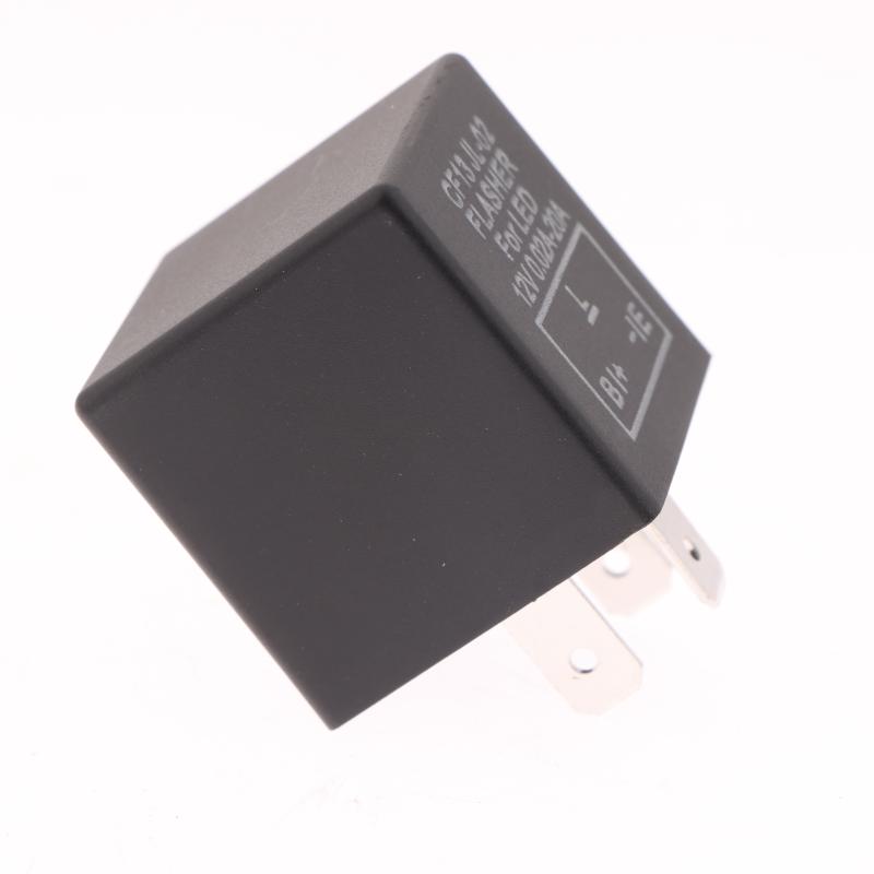 12V 3-контактное регулируемое светодиодное реле-мигалка указателя поворота для автомобиля, мотоцикла, 3-контактное светодиодное реле-мигалка, светодиодная мигалка