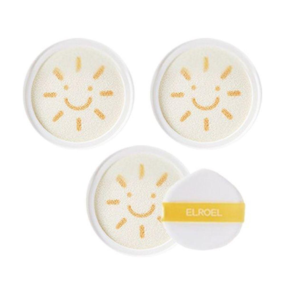 Солнцезащитная подушка Eloel Pangpang Big Smile Sun Cushion Season 9 S9 Refill x3