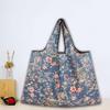 Eco-Friendly Large Capacity Flower Tote - Foldable, Waterproof, and Convenient for Shopping