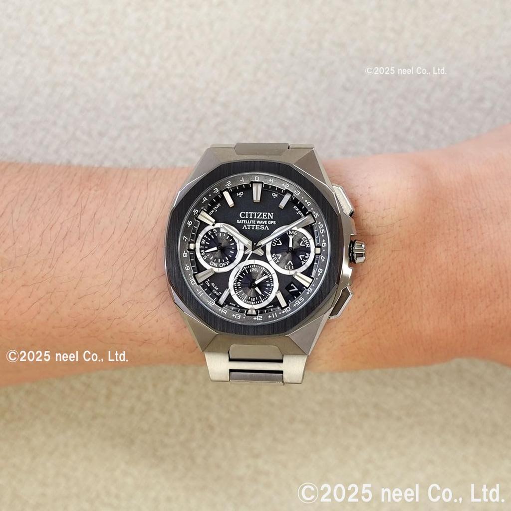 CITIZEN ATTESA Серебряные часы CC4104-53E Мужские