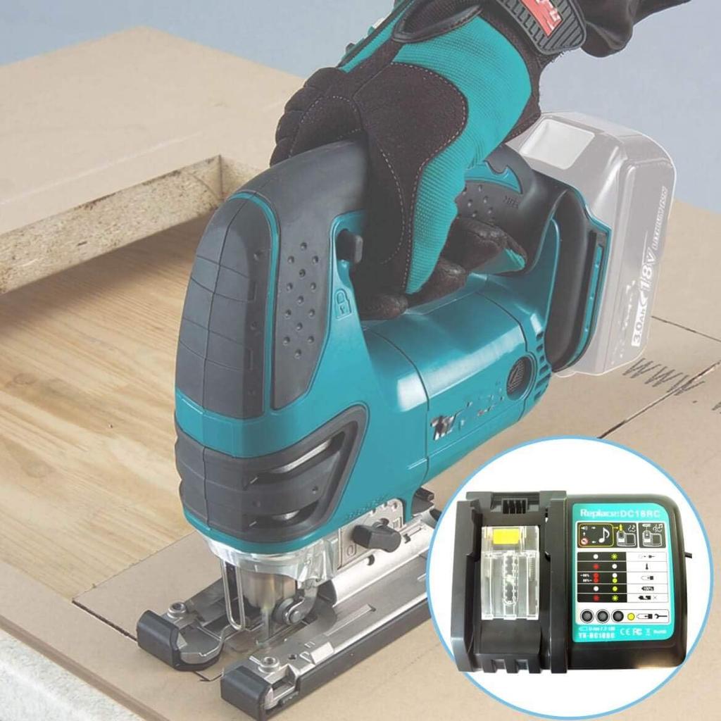 Зарядное устройство 3А для аккумулятора Makita 14.4В 18В Li-ion BL1415 BL1430 BL1815 BL1830 BL1840 BL1850 BL1860 DC18RC DC18RA