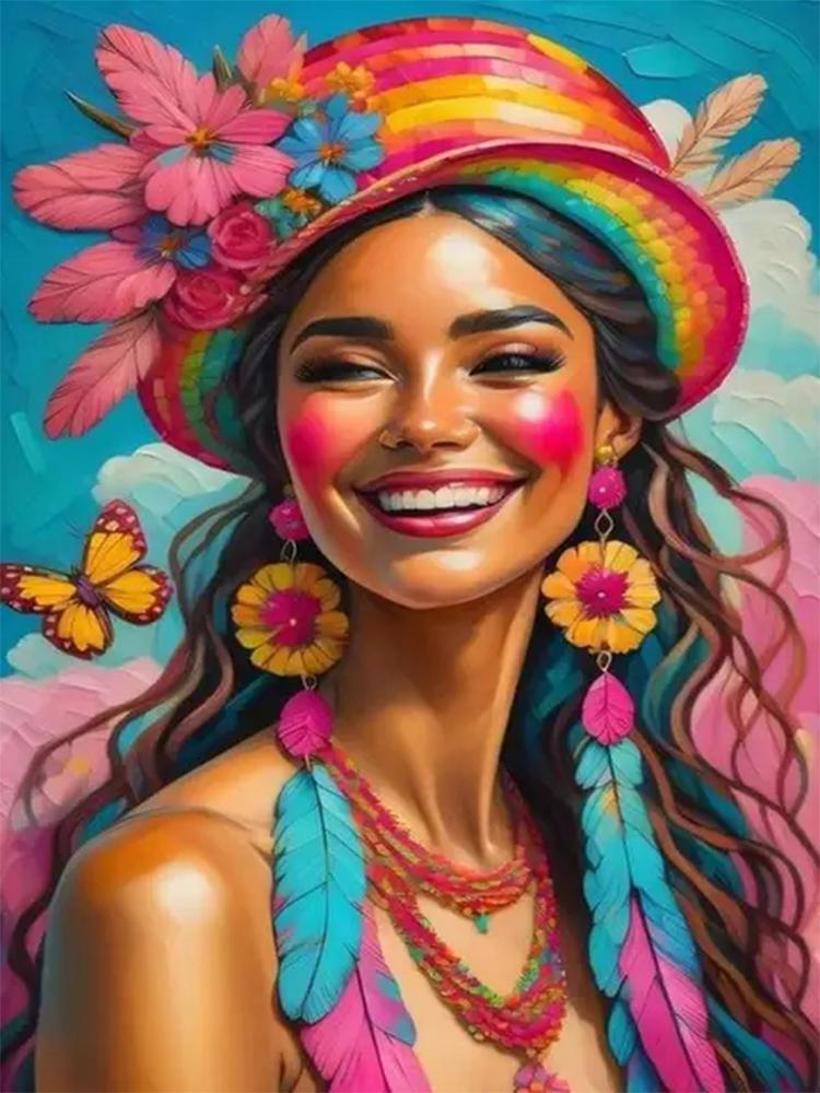 5D DIY Алмазная вышивка Женский набор животных Узор Картина Полный Круглый Квадратный Животный Мозаика Женский домашний декор Подарок