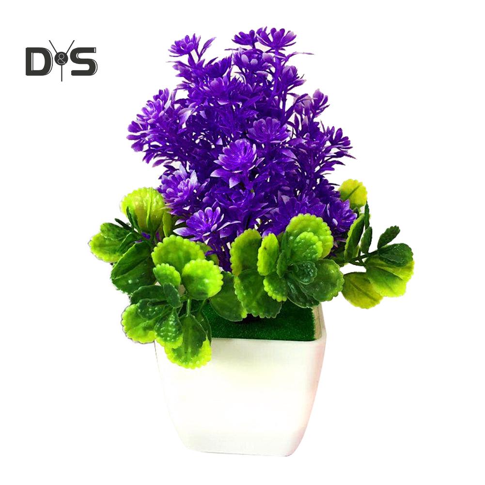 Украшения для дома, искусственный цветок, растение, бонсай в горшке, гостиная, сад, декор стола