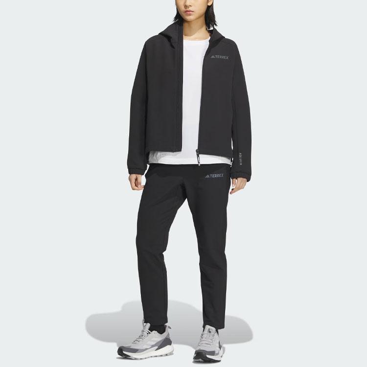 adidas Куртка женская Wind.Rdy Softshell Brushed Jacket черная IS0304