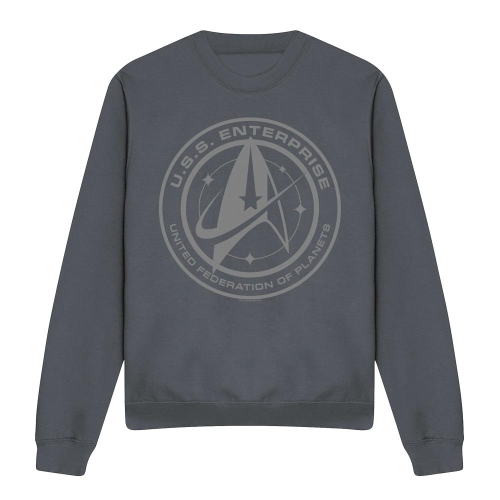 Звездный путь: Толстовка унисекс для взрослых Discovery Enterprise Crest