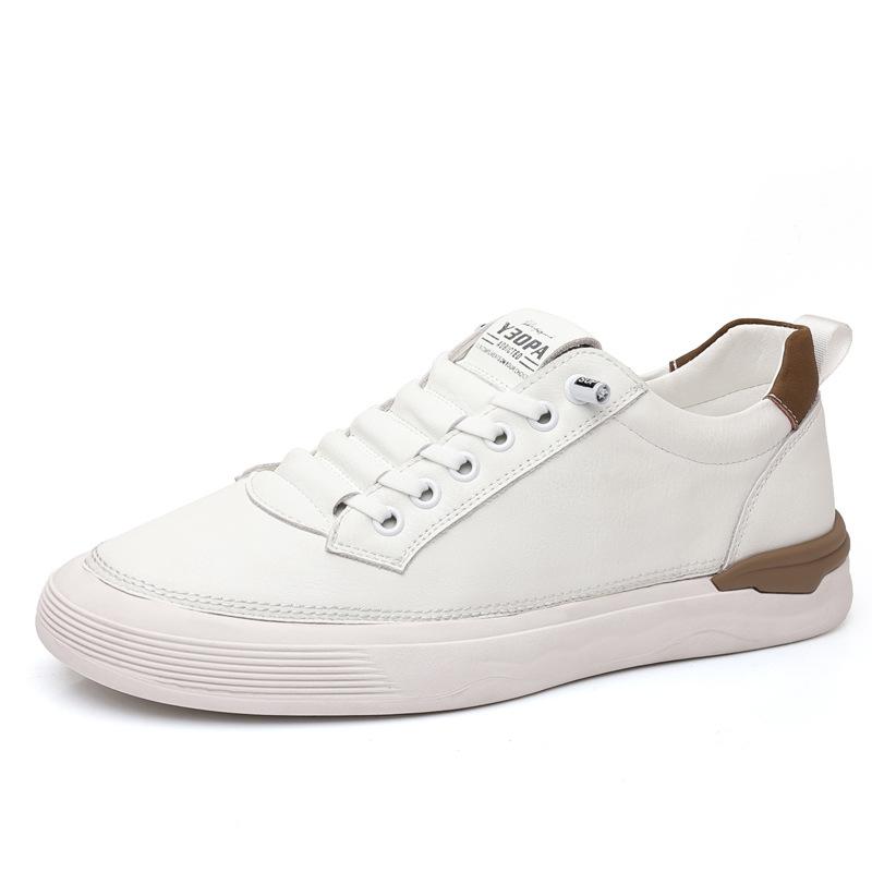 2024 новые мужские повседневные спортивные белые туфли с одной педалью, белые мужские туфли, ленивые туфли для доски прилив