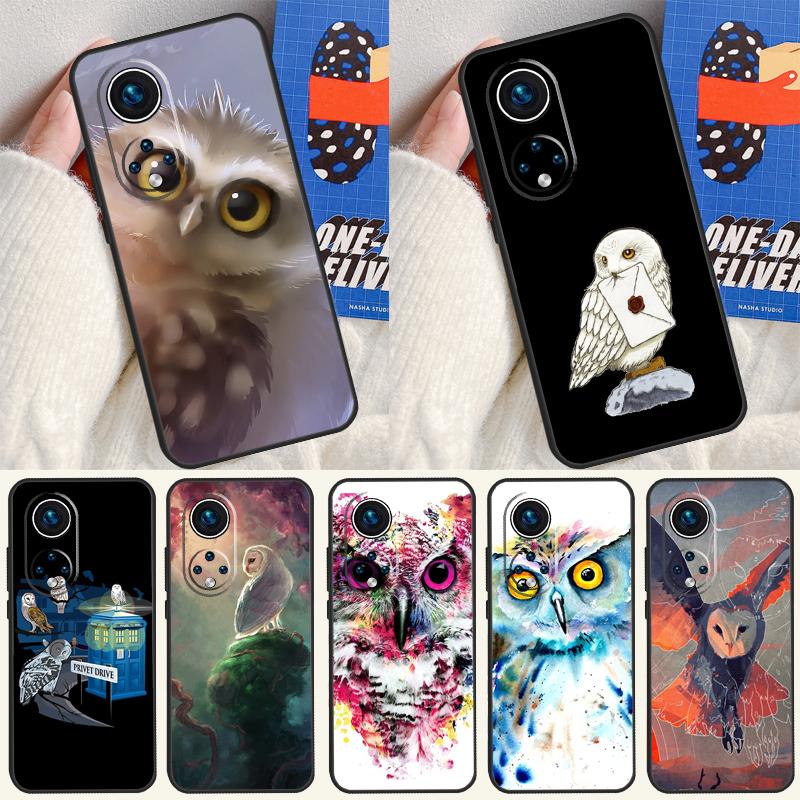 Акварельный чехол с совой для животных для Honor 200 Lite Magic 7 6 5 Pro Honor X9c X9b X9a X8b X8a X8 X9 50 70 90 Lite Чехол