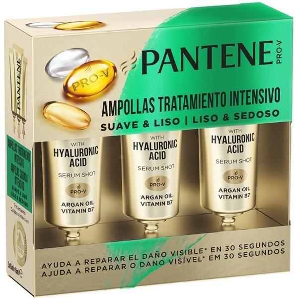 Ампулы для волос - PANTENE - Мягкие и; Liso - 3 x 15 мл - Для женщин - Интенсивный уход