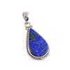 Natural Lapis Lazuli Gemstone Handmade 925 Solid Silver Gift Pendant 1.50" C1j26