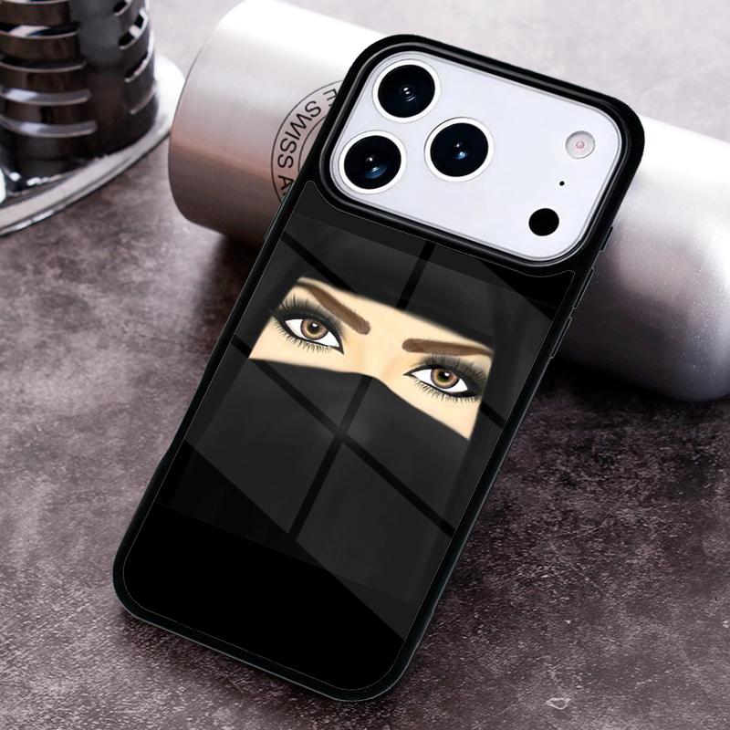 Арабская женщина в никабе Лицо чехол для iPhone 17 16 15 14 13 12 11 Pro Max Plus 17Air Мягкий силиконовый чехол