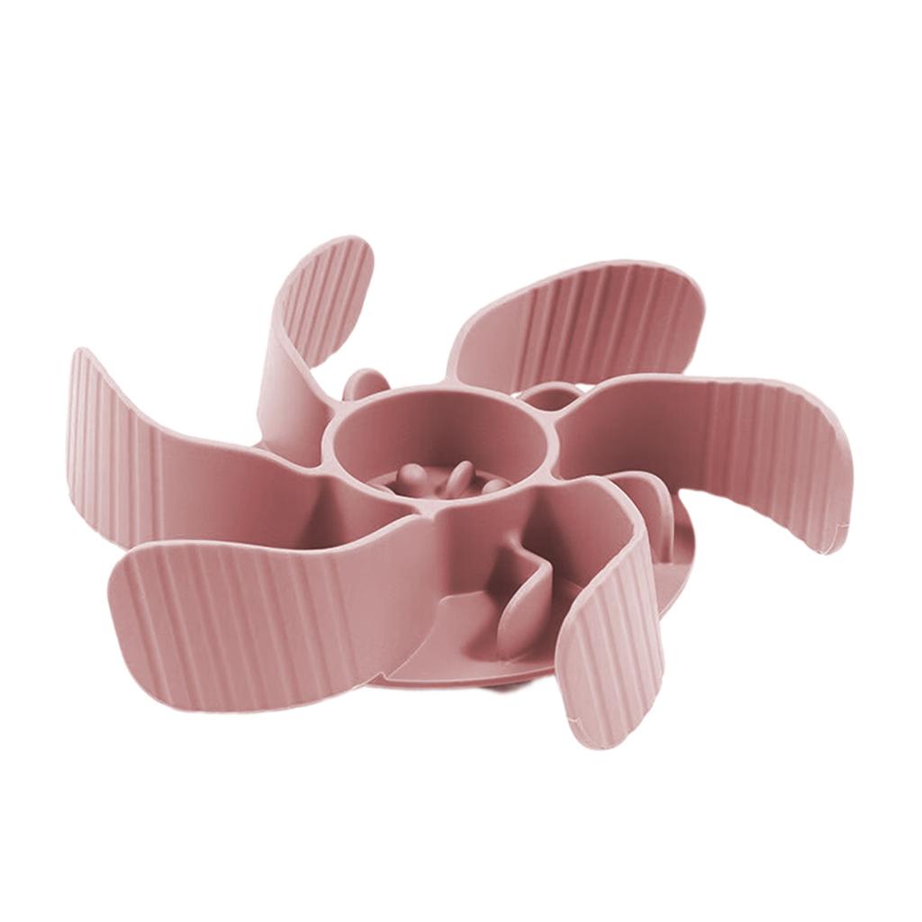 Slow Feeder Dog Bowl Insert With Strong Suction Cup NonSlip Silicone Pet Food Dispenser For Healthy Eating And Digestion