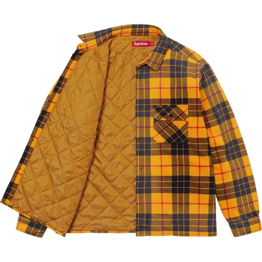 Supreme Quilted Plaid Shirt SUP-FW24-103