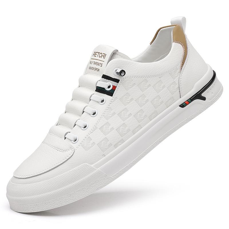 Летняя обувь Мужская дышащая белая обувь Повседневная обувь Спортивная универсальная мужская модная обувь Мягкая подошва Мужская обувь