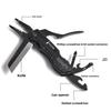 Folding Multitool Pliers 16 in 1 Stainless Steel Portable EDC Pocket Tool Survival Camping Hiking Outdoor Gear For Repair