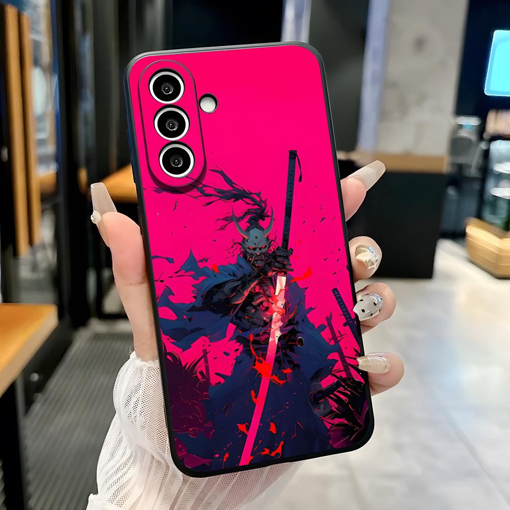 Японский Бусидо Самурай Чехол для Телефона Для Samsung A25 A13 A33 5G A54 A36 A35 A56 A52 A14 Ударопрочный Мягкий Чехол