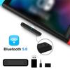 Адаптер Bluetooth для Switch Lite Разъем USB-C с низкой задержкой для PS4/PS5 ПК Портативный мини-микрофон BT Dongle Двойной потоковый беспроводной аудиопередатчик
