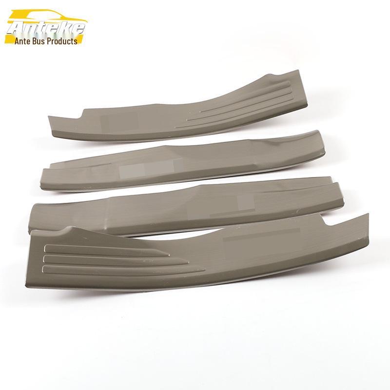 Накладки на пороги из нержавеющей стали против царапин и наклейки на педали приветствия для Peugeot 508