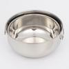2Pcs/Set 500ml/650ml Camping Folding Bowl Stackable Anti Rust Stainless Steel Camping Bowl